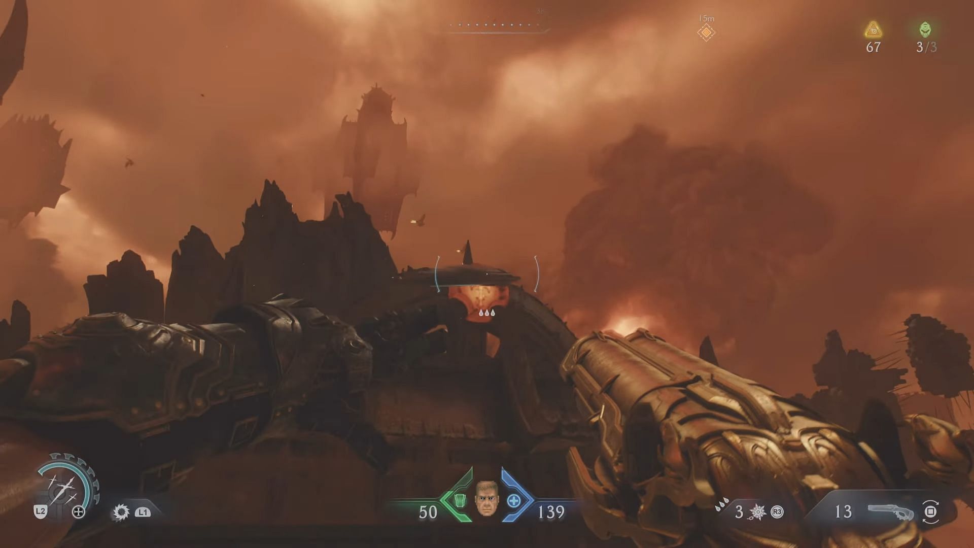 Destroy two Breakable Metal Crosses to open the main Castle Gate (Image via Sportskeeda Gaming || Bethesda Softworks)